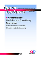 Queer Lectures Heft 13: Mardi Gras und Queer History Down Under - Zur Geschichte der australischen Schwulen- und Lesbenbewegung