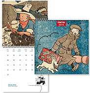 Tim & Struppi Wandkalender 2016 / Tintin Calendrier 2016