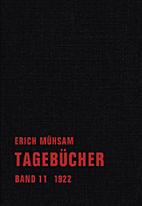 Tagebuecher 11: 1922