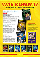 comicplus Vorschau 21 - Herbst / Winter 2018 - (Was kommt)
