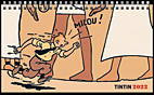 Tim & Struppi Tischkalender 2022 / Tintin Calendrier 2022