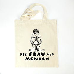 Stofftasche Die Frau als Mensch (10er Pack)