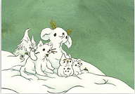 Postkarte PK-MOS0102 (10er Set) - moki Set 1
